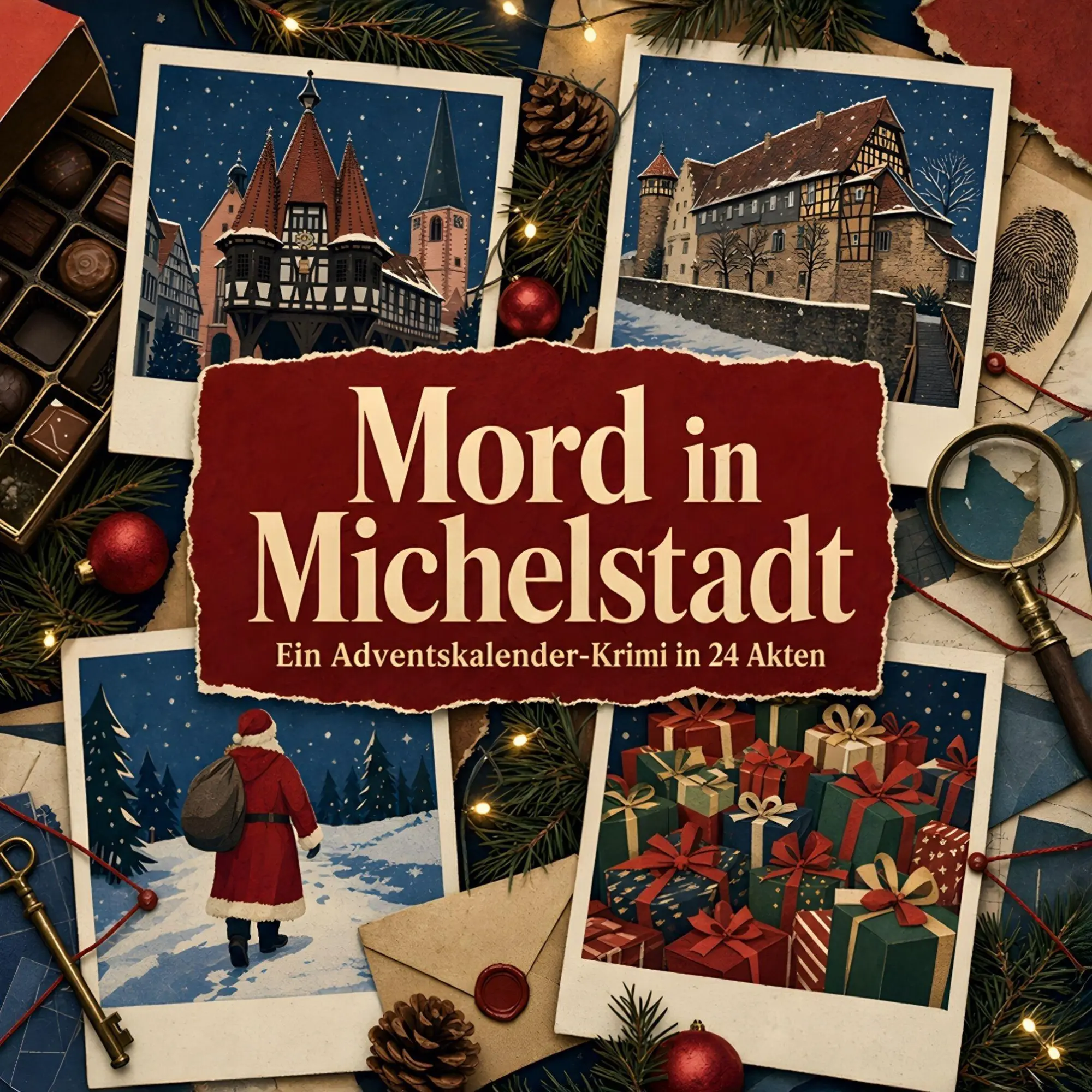 Cover: 9783696124120 | Mord in Michelstadt | Ein Adventskalender-Krimi in 24 Akten | Hartmann
