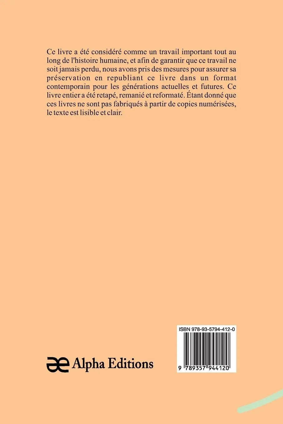 Rückseite: 9789357944120 | Le petit vieux des Batignolles | Emile Gaboriau | Taschenbuch | 2023