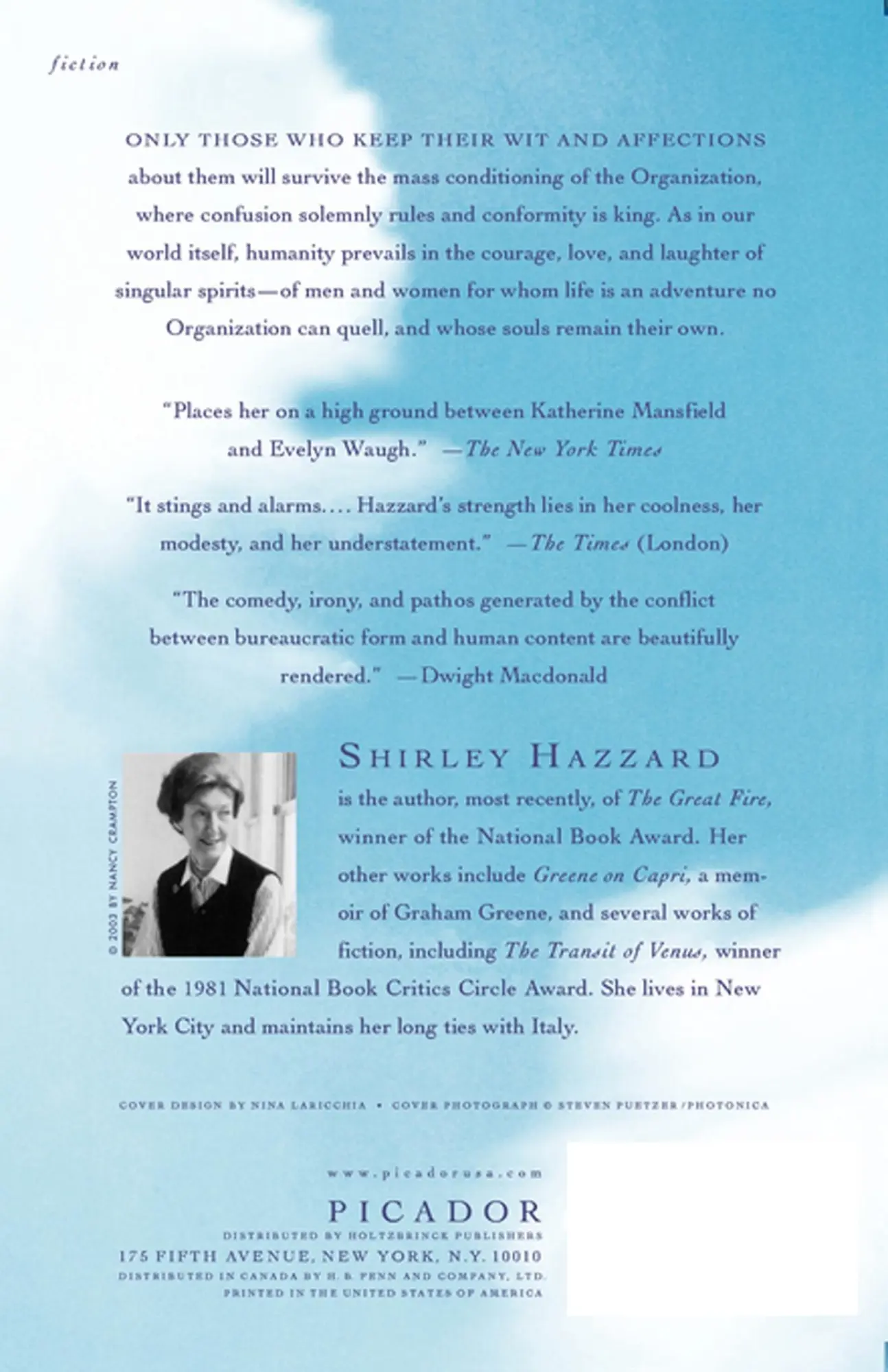 Rückseite: 9780312424220 | People in Glass Houses | Shirley Hazzard | Taschenbuch | Englisch