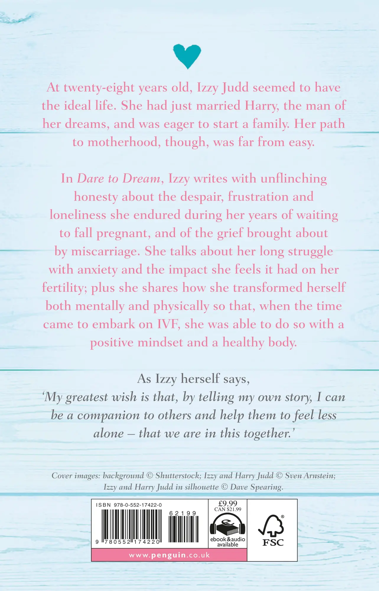 Rückseite: 9780552174220 | Dare to Dream | Izzy Judd | Taschenbuch | Kartoniert / Broschiert