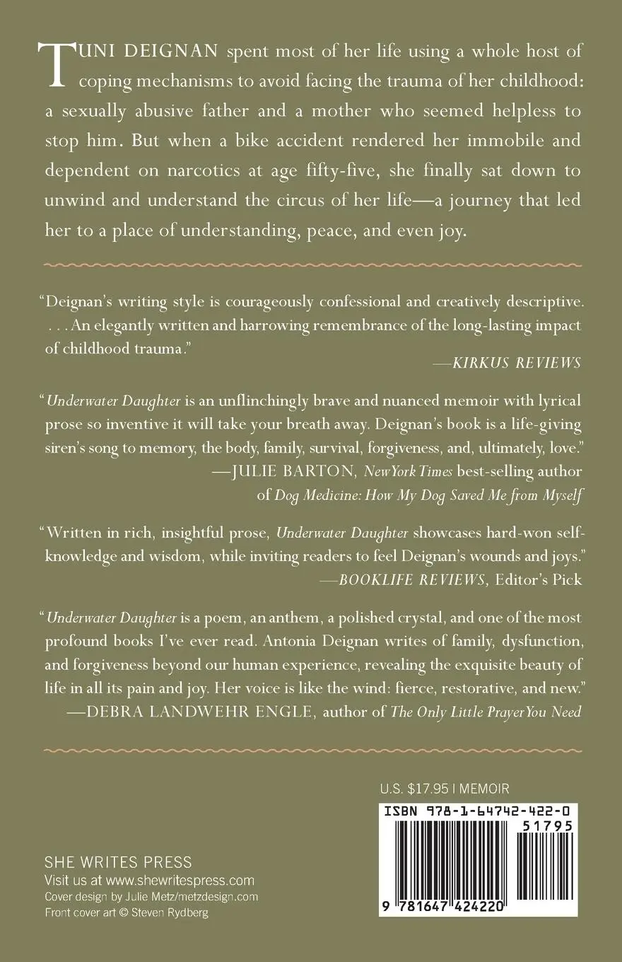 Rückseite: 9781647424220 | Underwater Daughter | A Memoir of Survival and Healing | Deignan