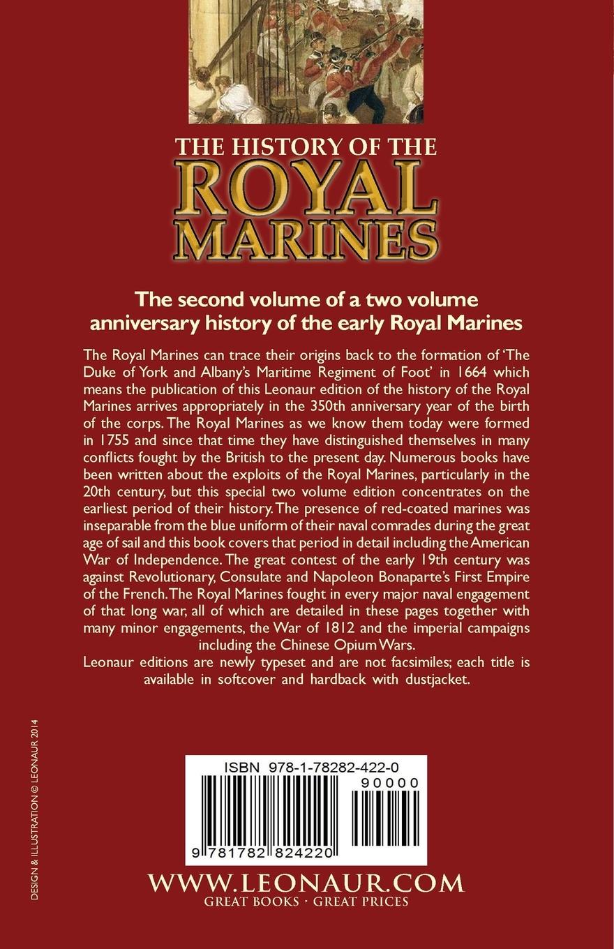 Rückseite: 9781782824220 | The History of the Royal Marines | the Early Years 1664-1842: Volume 2