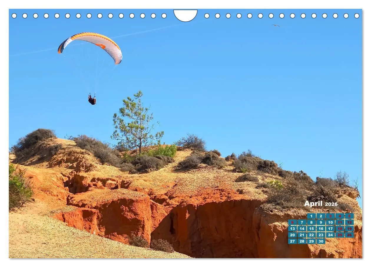 Bild: 9783457694220 | Die Lust am Paragliding (Wandkalender 2026 DIN A4 quer), CALVENDO...