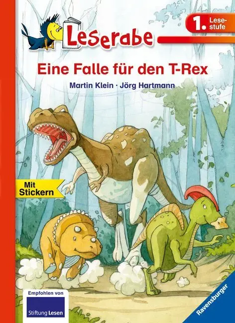 Cover: 9783473364220 | Leserabe 1. Lesestufe - Eine Falle für den T-Rex | Martin Klein | Buch