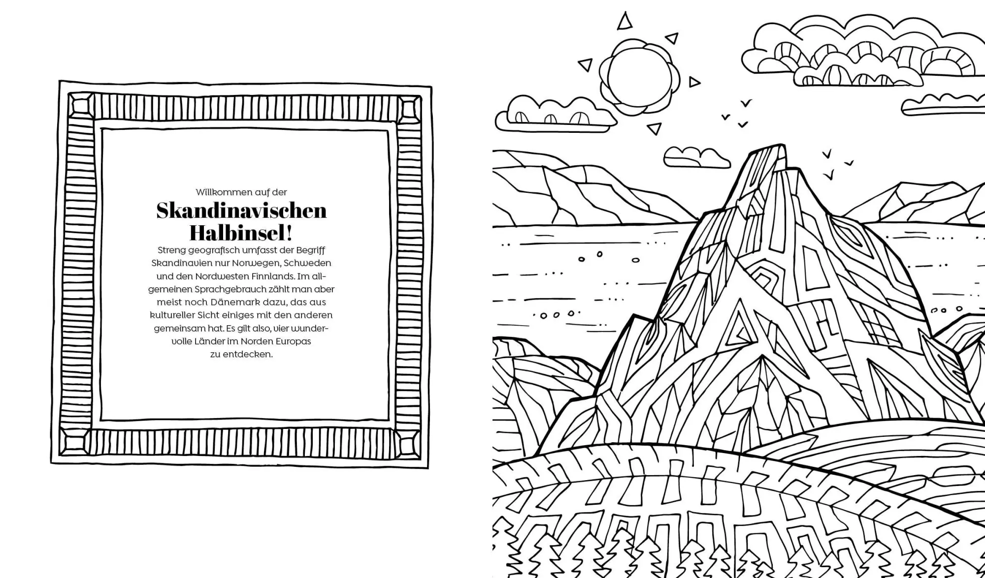 Bild: 9783745924220 | Ausmalparadies - Sehnsuchtsort Skandinavien | Taschenbuch | 96 S.