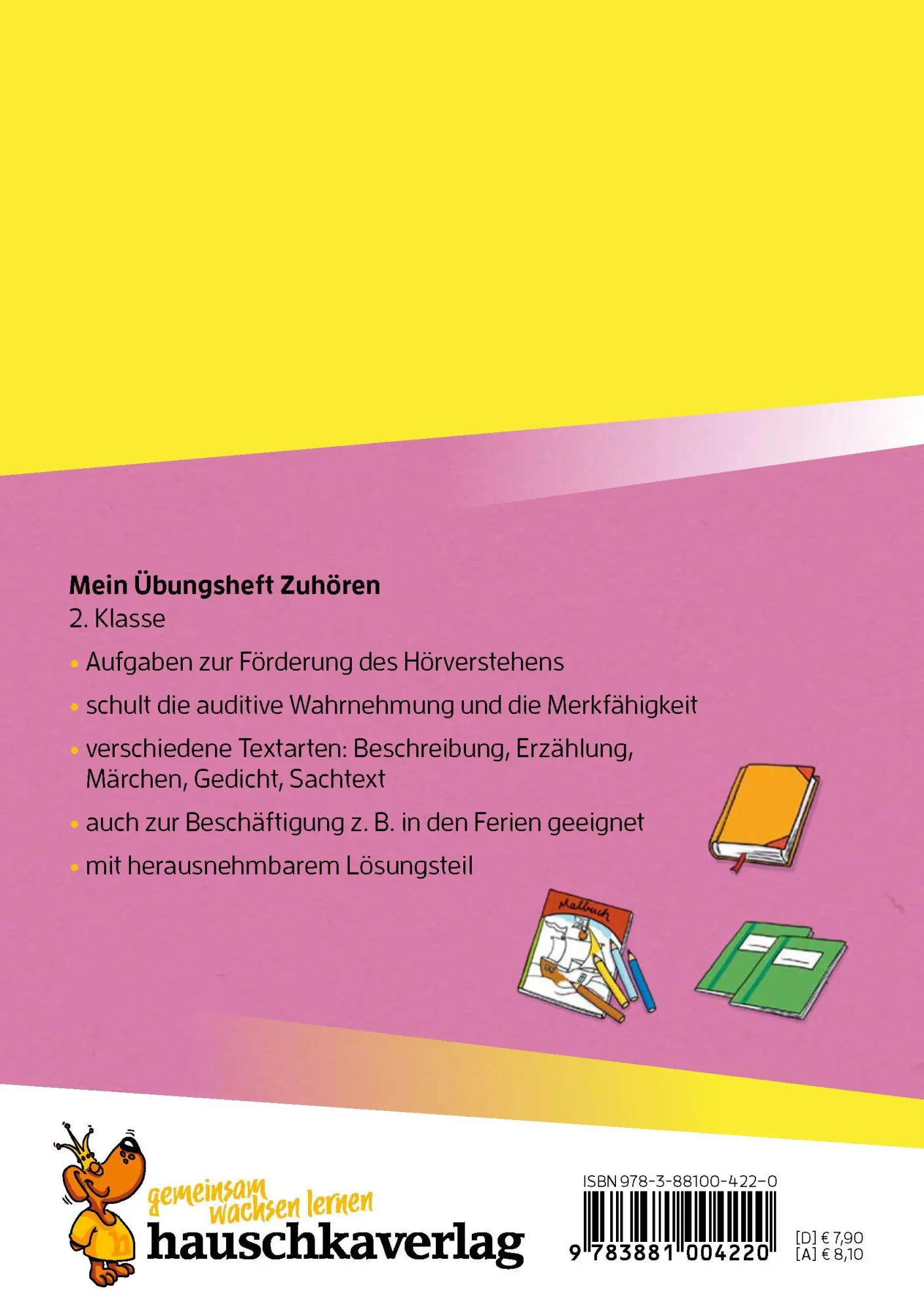 Bild: 9783881004220 | Mein Übungsheft - Zuhören und verstehen 2. Klasse | Stefanie Walther