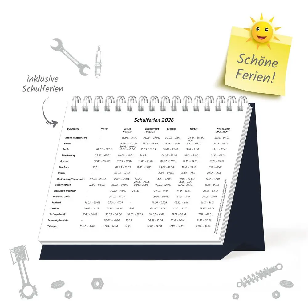 Bild: 9783988024220 | Trötsch Aufstellwochenkalender DDR Fahrzeuge 2026 | KG | Kalender