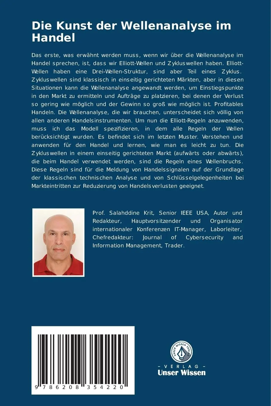 Rückseite: 9786208354220 | Die Kunst der Wellenanalyse im Handel | Salahddine Krit | Taschenbuch