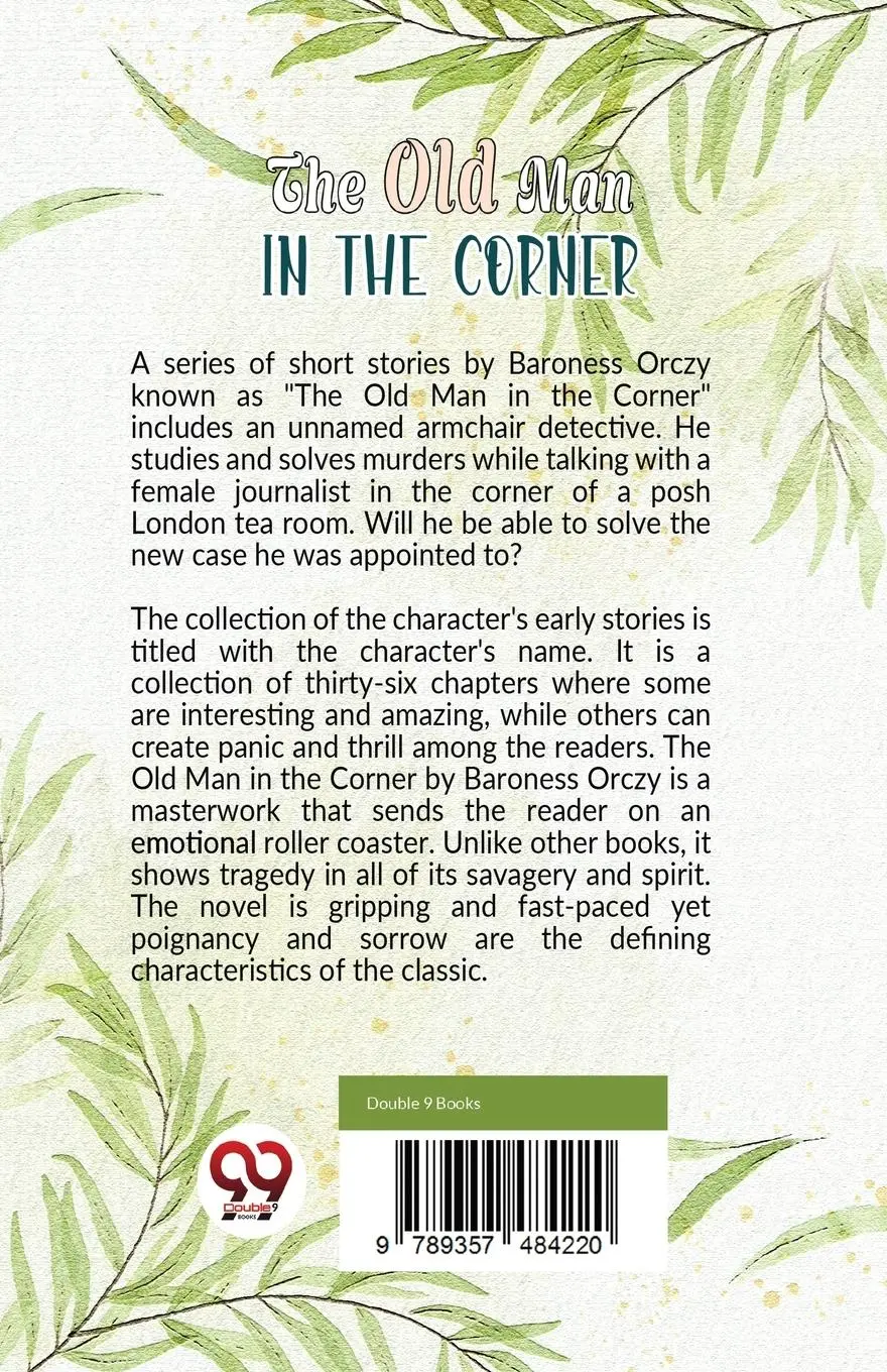 Rückseite: 9789357484220 | The Old Man In The Corner | Baroness Orczy | Taschenbuch | Englisch