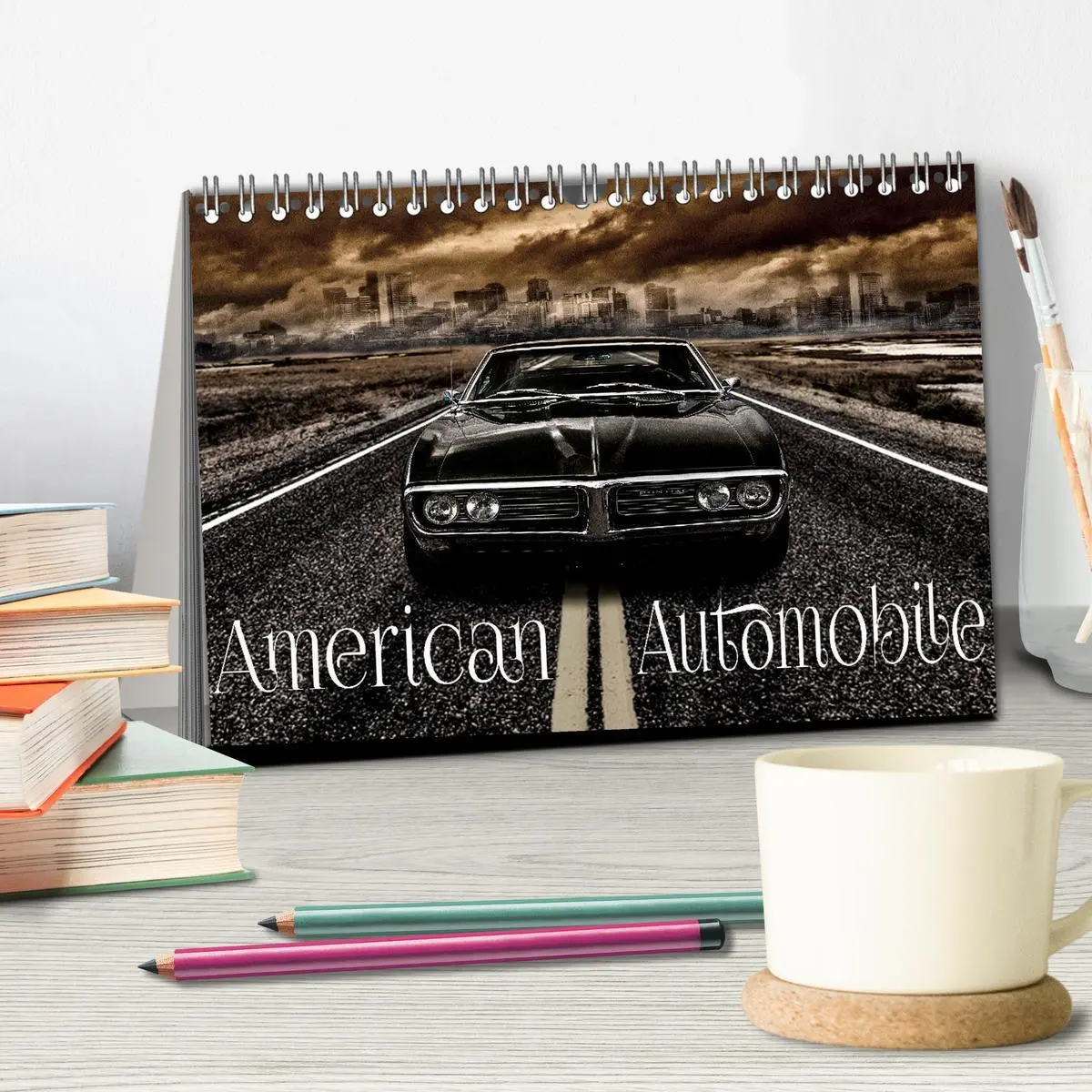 Bild: 9783457754320 | American Automobile (Tischkalender 2026 DIN A5 quer), CALVENDO...