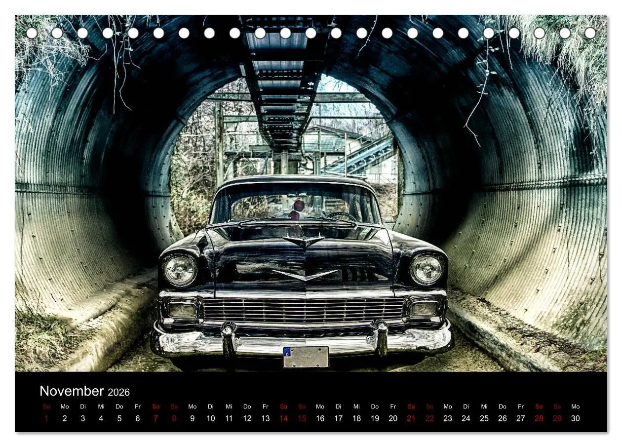Bild: 9783457754320 | American Automobile (Tischkalender 2026 DIN A5 quer), CALVENDO...