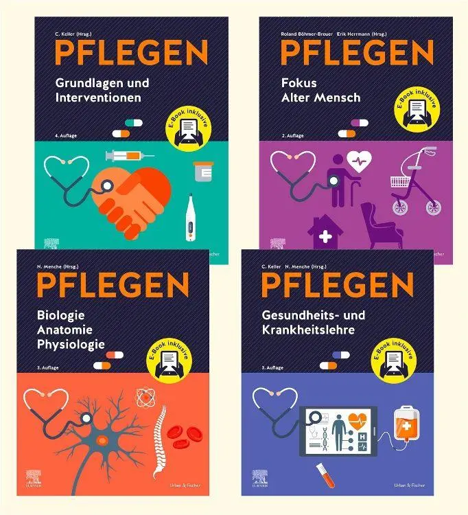 Cover: 9783437254420 | PFLEGEN Lernpaket + Fokus Alter Mensch 2026 | Christine Keller (u. a.)