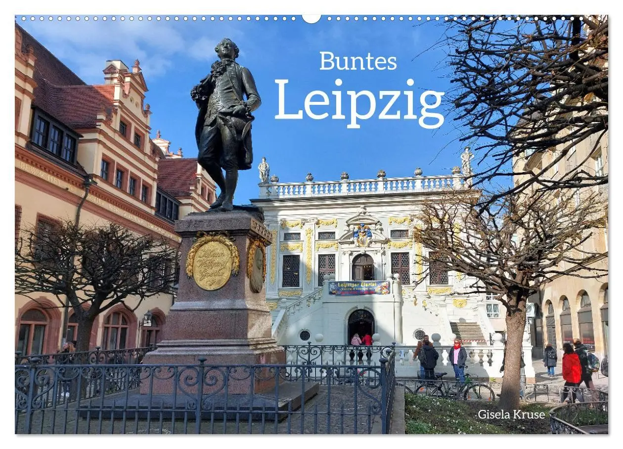 Cover: 9783457434420 | Buntes Leipzig (Wandkalender 2026 DIN A2 quer), CALVENDO...