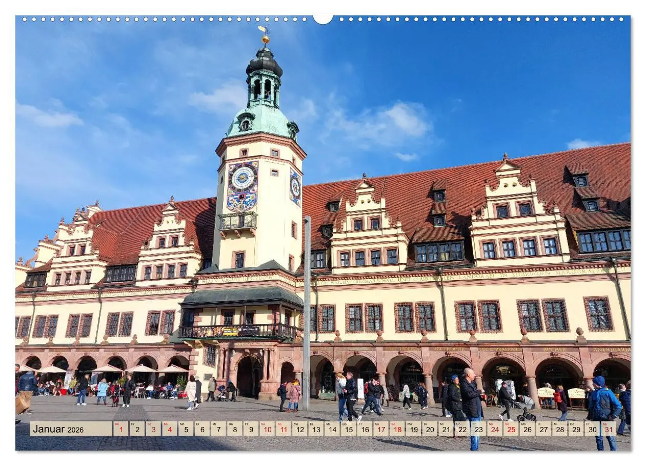Bild: 9783457434420 | Buntes Leipzig (Wandkalender 2026 DIN A2 quer), CALVENDO...