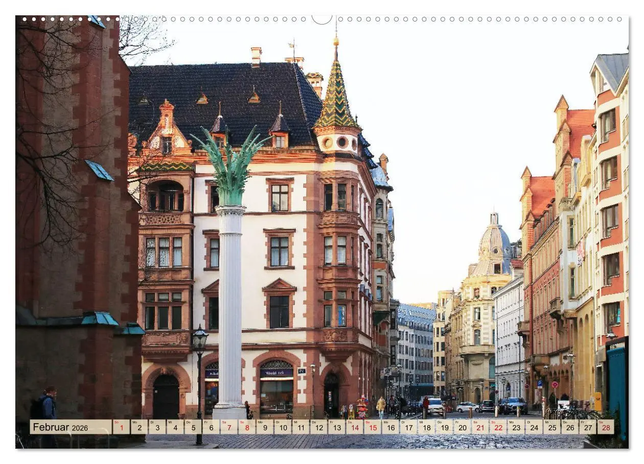 Bild: 9783457434420 | Buntes Leipzig (Wandkalender 2026 DIN A2 quer), CALVENDO...