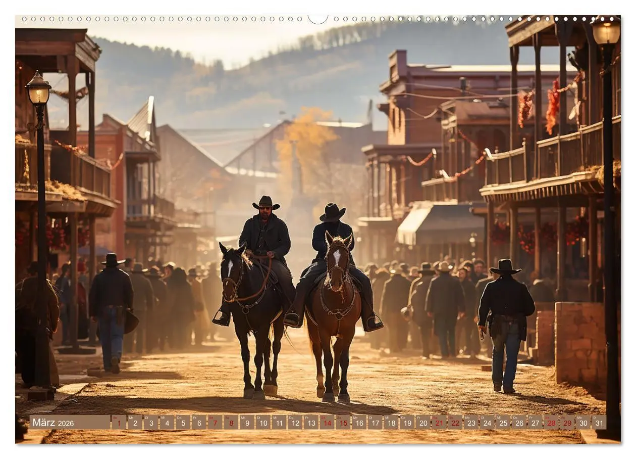 Bild: 9783457504420 | Western Life (Wandkalender 2026 DIN A2 quer), CALVENDO Monatskalender