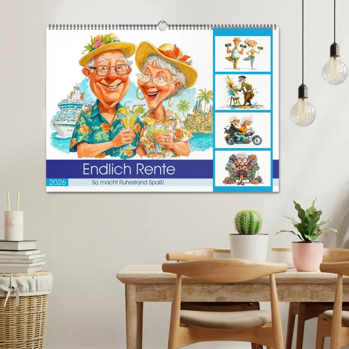 Bild: 9783516694420 | Endlich Rente - So macht Ruhestand Spaß! (Wandkalender 2026 DIN A2...