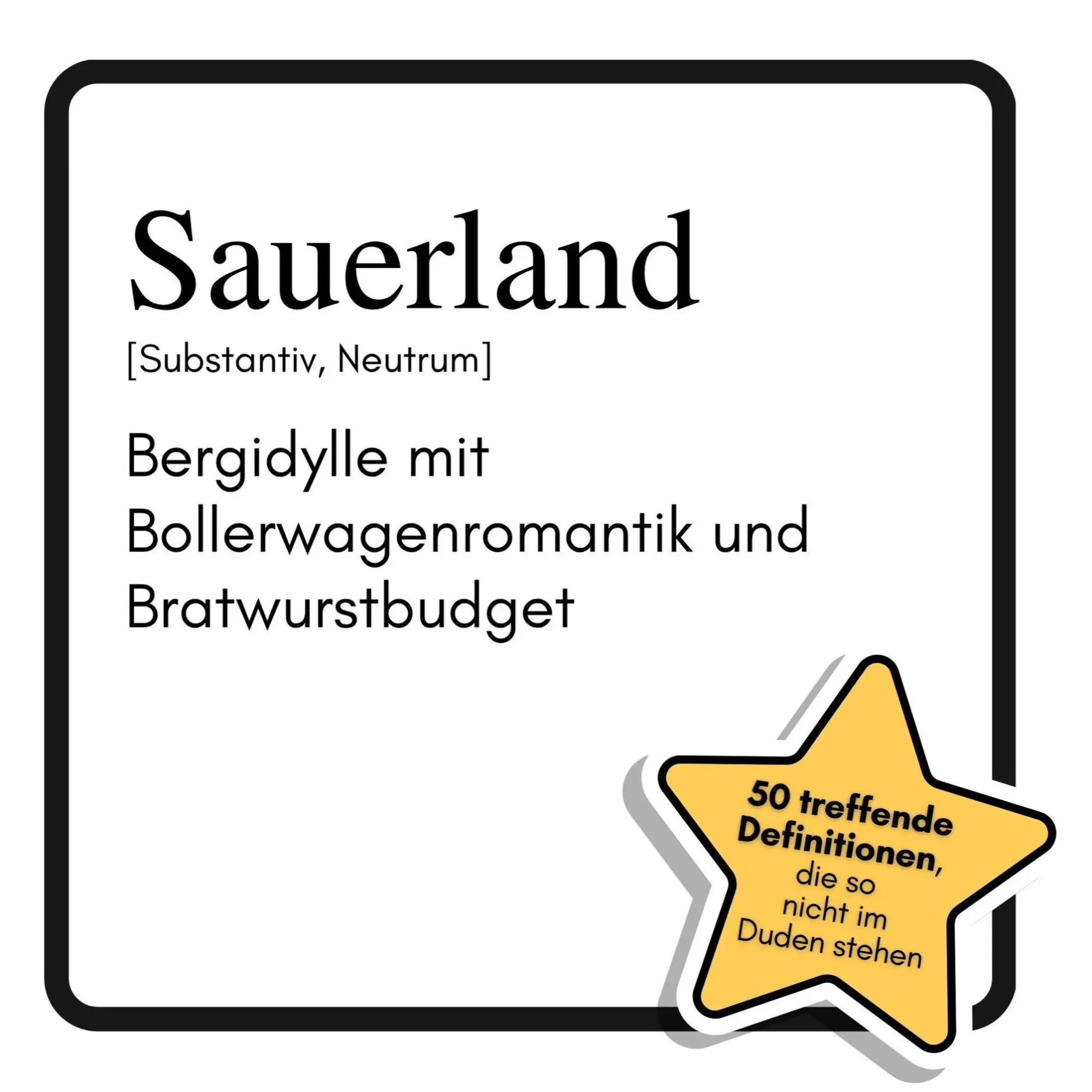 Cover: 9783695344420 | Sauerland | Bergidylle mit Bollerwagenromantik und Bratwurstbudget
