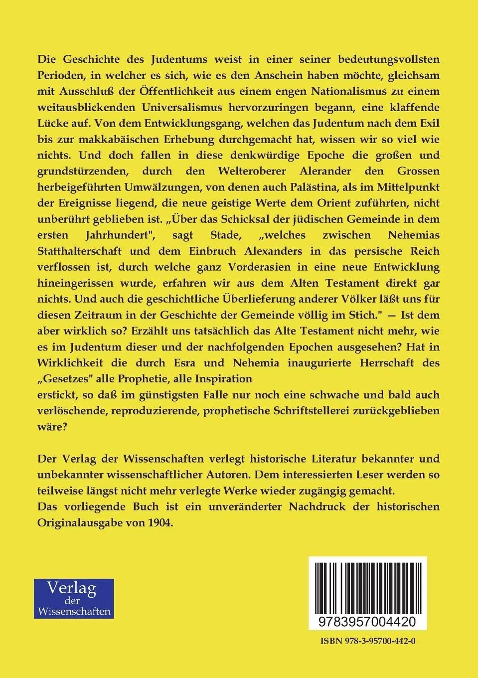 Rückseite: 9783957004420 | Griechische Philosophie im alten Testament | Moritz Friedländer | Buch
