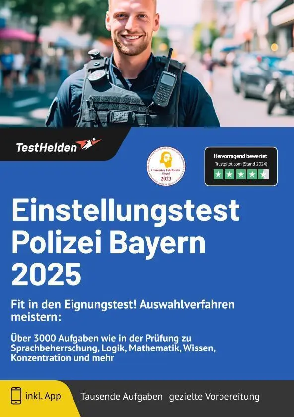 Cover: 9783988174420 | Einstellungstest Polizei Bayern 2024: Fit in den Eignungstest!...