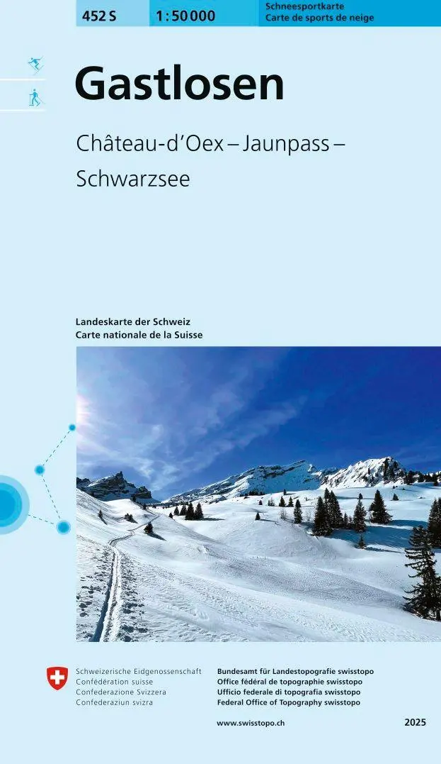 452S Gastlosen Schneesportkarte