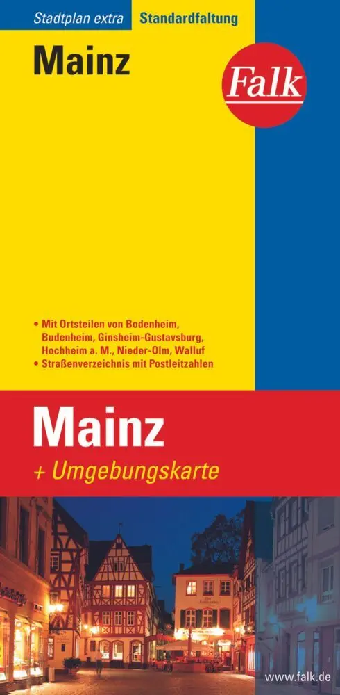 Cover: 9783827924520 | Falk Stadtplan Extra Mainz 1:17.500 | (Land-)Karte | 1 S. | Deutsch