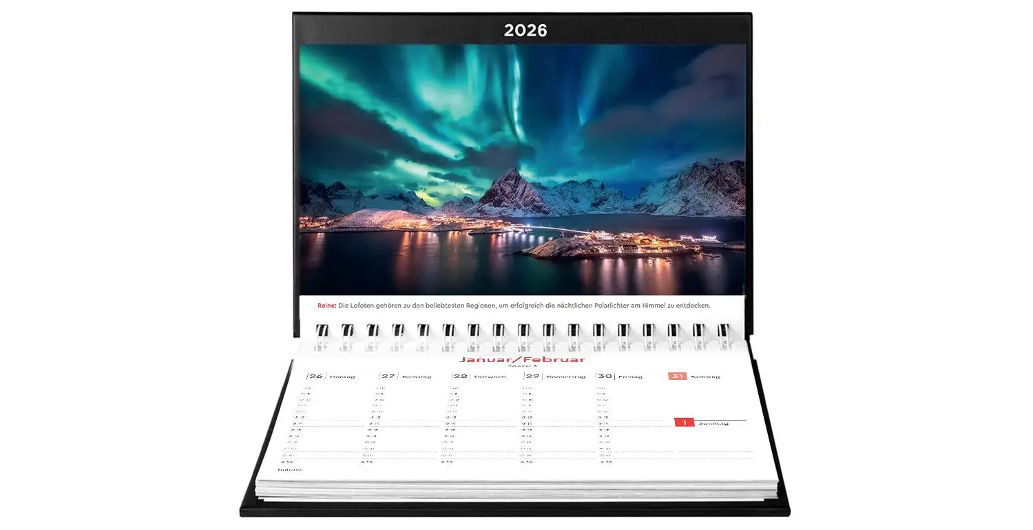 Bild: 9783965914520 | Hurtigruten - KUNTH Tischkalender 2026 | Kalender | 54 S. | Deutsch