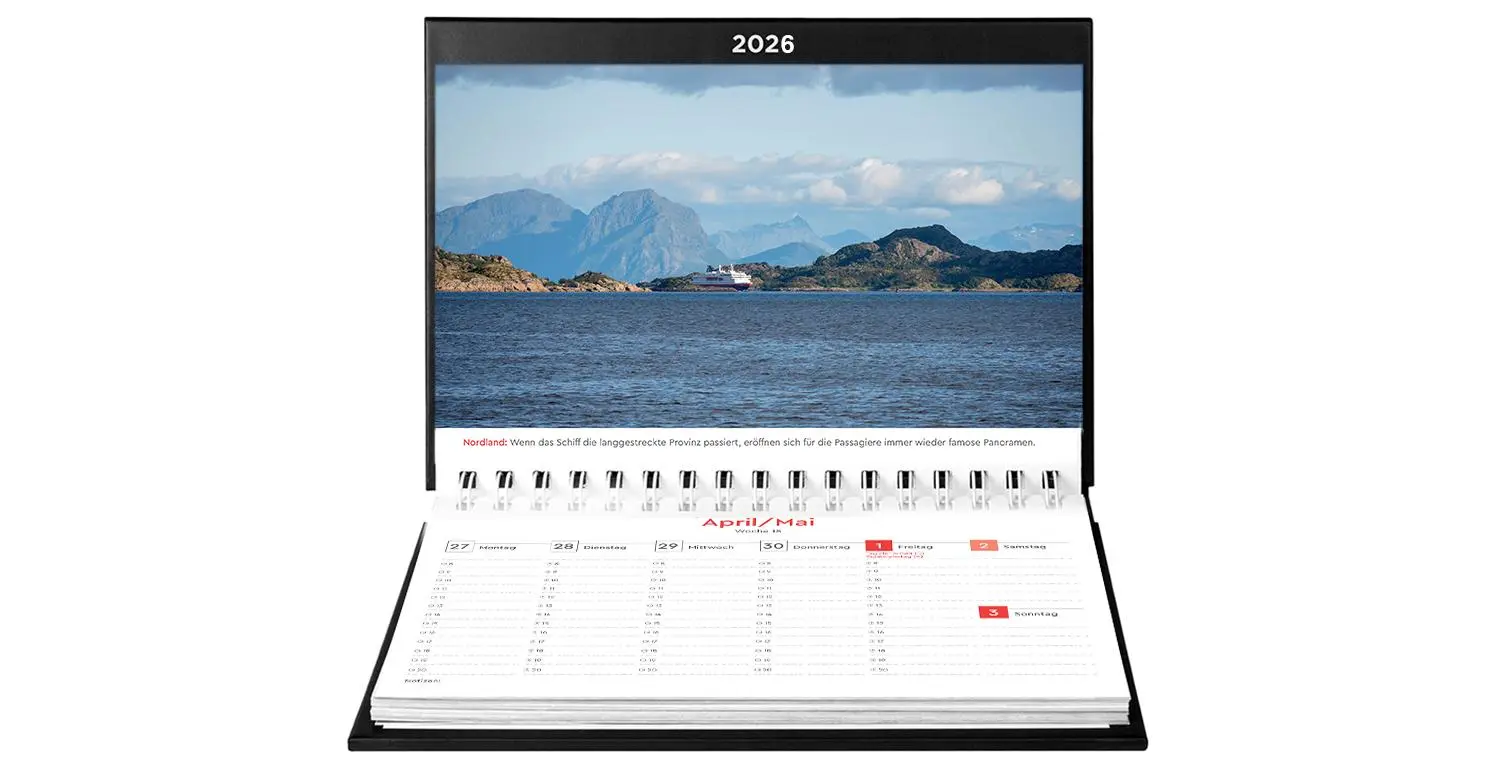 Bild: 9783965914520 | Hurtigruten - KUNTH Tischkalender 2026 | Kalender | 54 S. | Deutsch