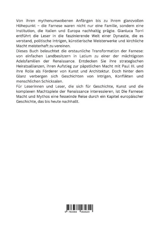 Rückseite: 9783384464620 | Die Farnese: Macht und Mythos | Gianluca Torri | Taschenbuch | 228 S.