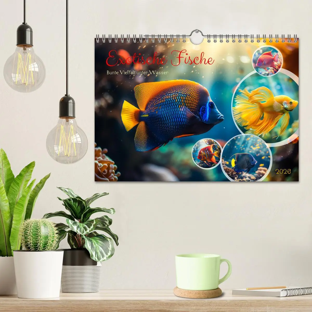 Bild: 9783457344620 | Exotische Fische (Wandkalender 2026 DIN A4 quer), CALVENDO...