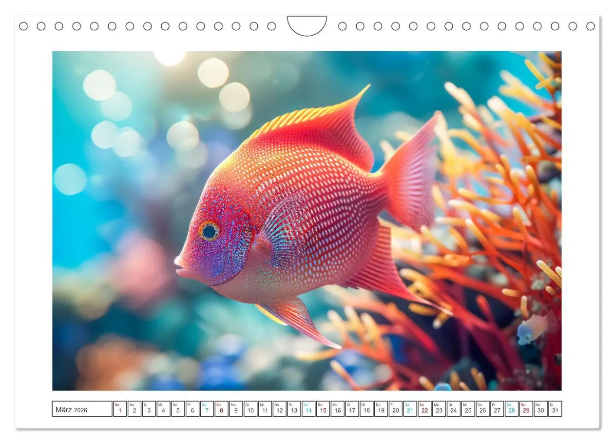 Bild: 9783457344620 | Exotische Fische (Wandkalender 2026 DIN A4 quer), CALVENDO...
