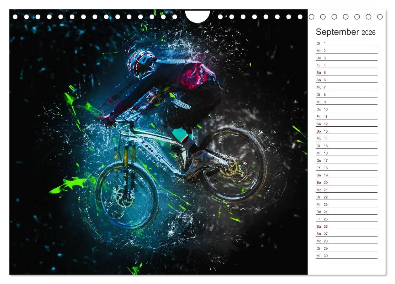 Bild: 9783457894620 | Downhill Explosion (Wandkalender 2026 DIN A4 quer), CALVENDO...