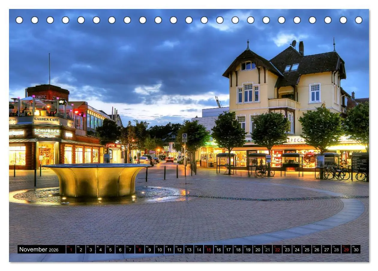 Bild: 9783516054620 | Timmendorfer Strand (Tischkalender 2026 DIN A5 quer), CALVENDO...