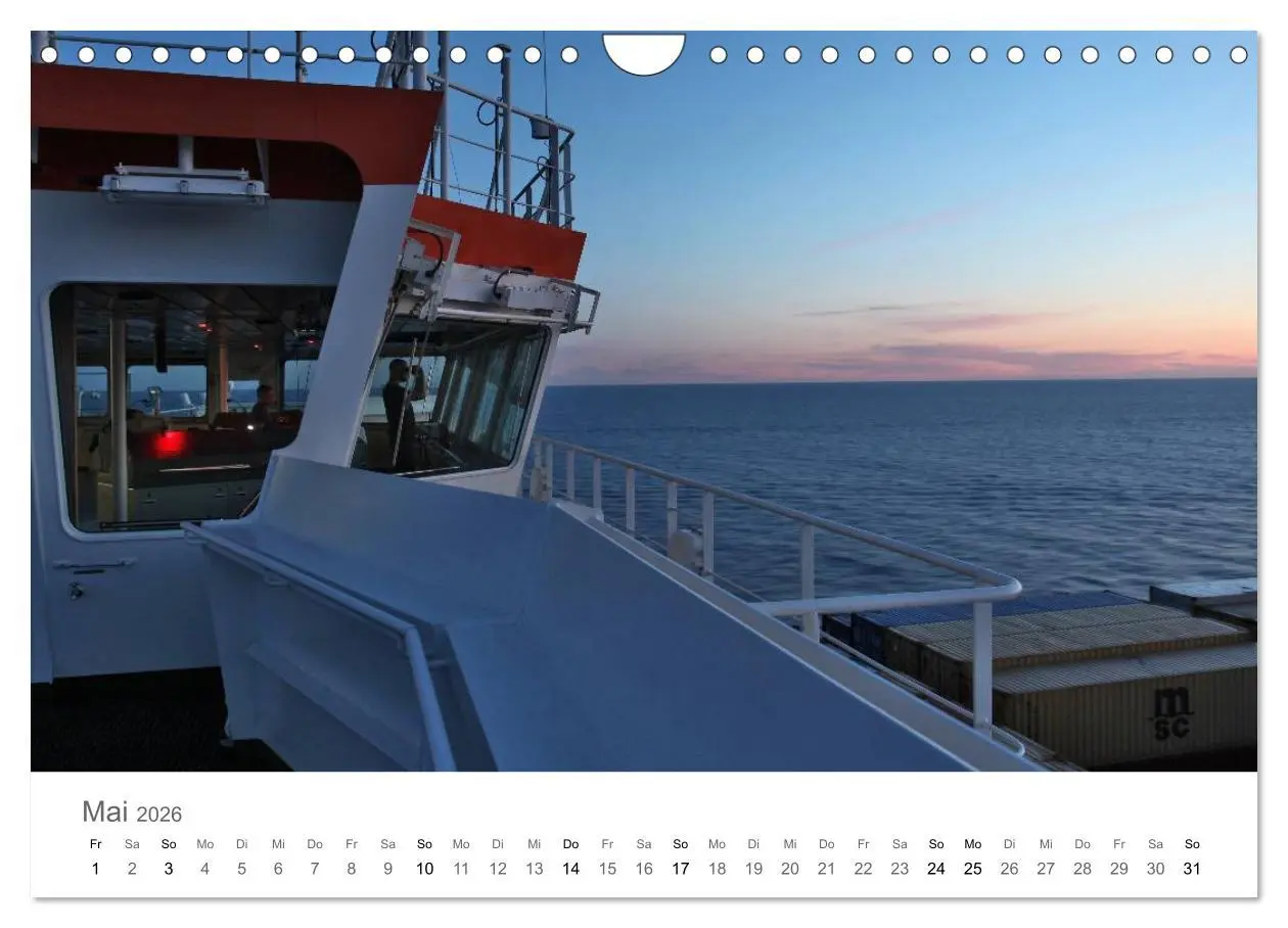 Bild: 9783516124620 | Faszination Schifffahrt - An Bord um die Welt (Wandkalender 2026...