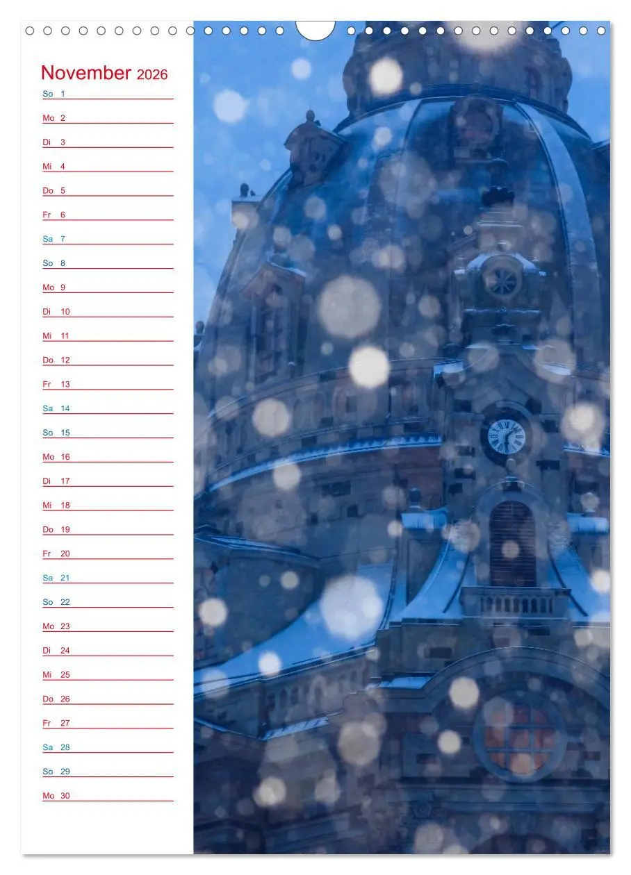 Bild: 9783516434620 | Frauenkirche Dresden (Wandkalender 2026 DIN A3 hoch), CALVENDO...