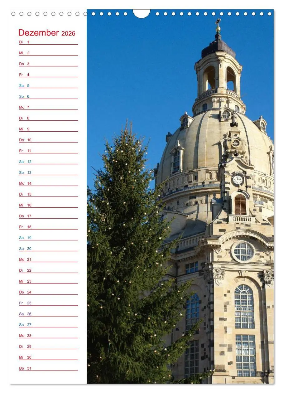 Bild: 9783516434620 | Frauenkirche Dresden (Wandkalender 2026 DIN A3 hoch), CALVENDO...
