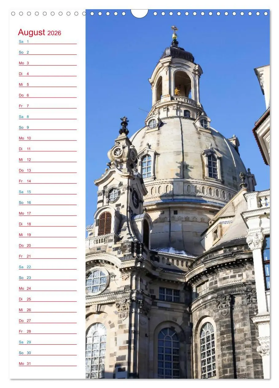 Bild: 9783516434620 | Frauenkirche Dresden (Wandkalender 2026 DIN A3 hoch), CALVENDO...