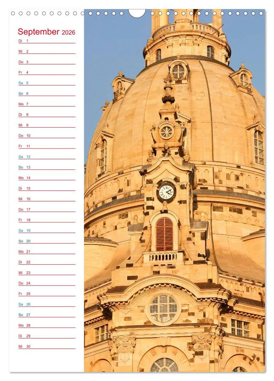 Bild: 9783516434620 | Frauenkirche Dresden (Wandkalender 2026 DIN A3 hoch), CALVENDO...