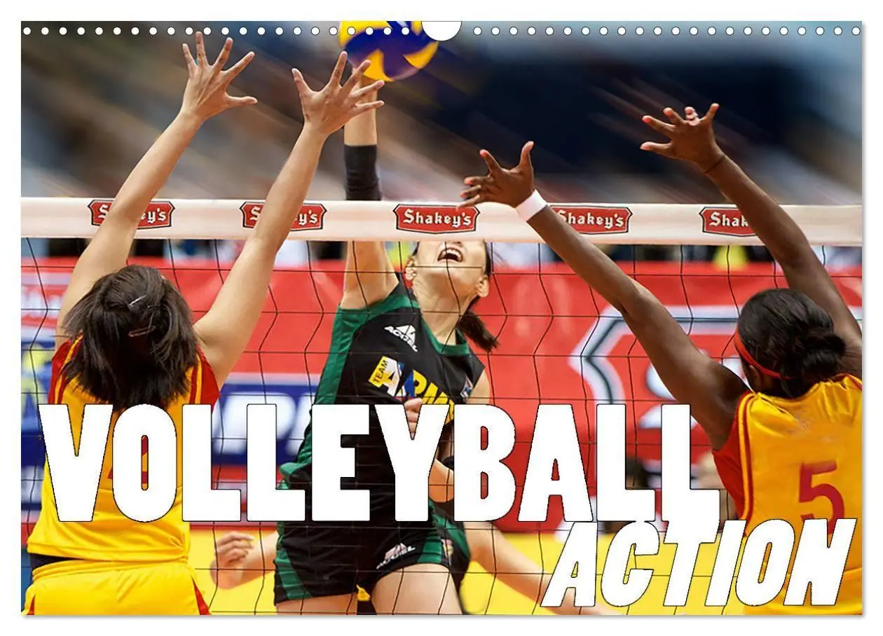 Cover: 9783569834620 | Volleyball Action (Wandkalender 2027 DIN A3 quer), CALVENDO...