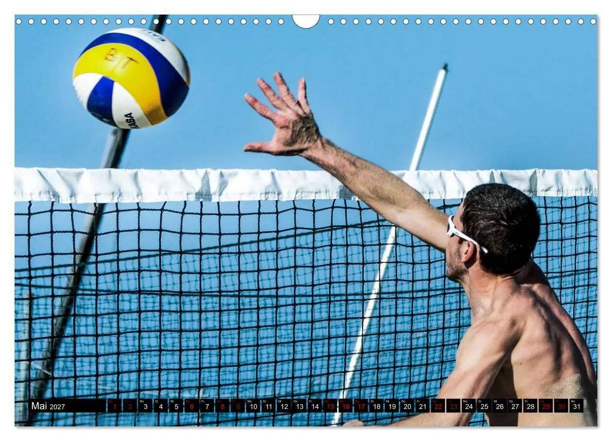 Bild: 9783569834620 | Volleyball Action (Wandkalender 2027 DIN A3 quer), CALVENDO...