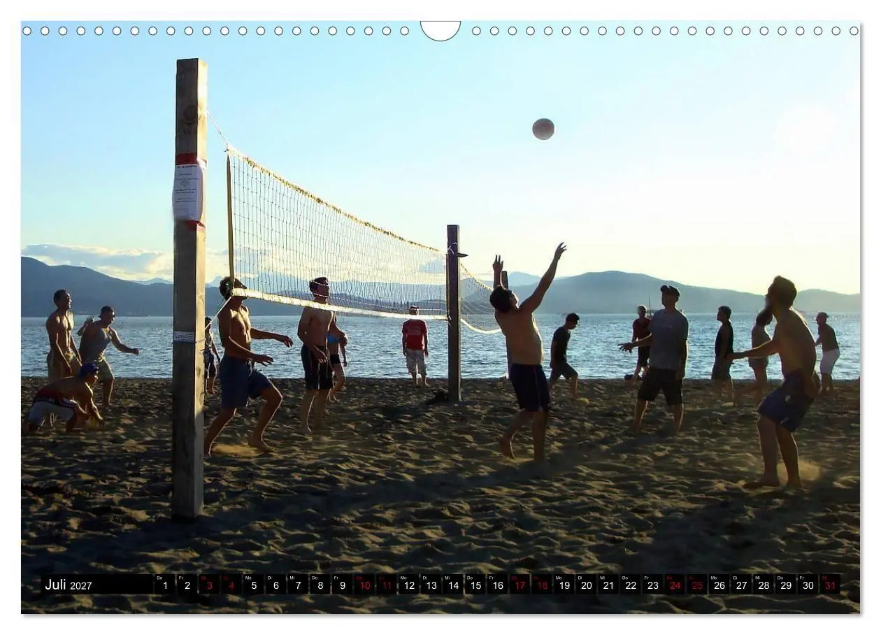 Bild: 9783569834620 | Volleyball Action (Wandkalender 2027 DIN A3 quer), CALVENDO...