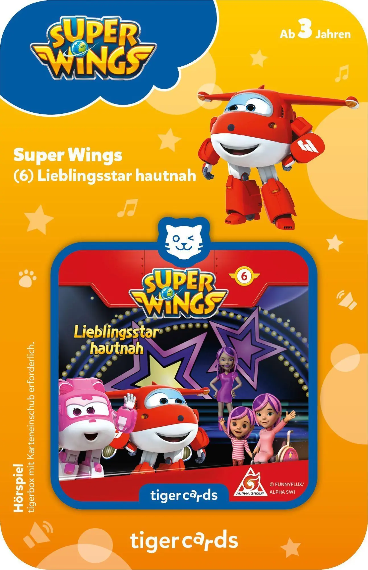 Bild: 4260535484720 | tigercard - Super Wings - 6 - Lieblingsstar hautnah | Deutsch | 2021