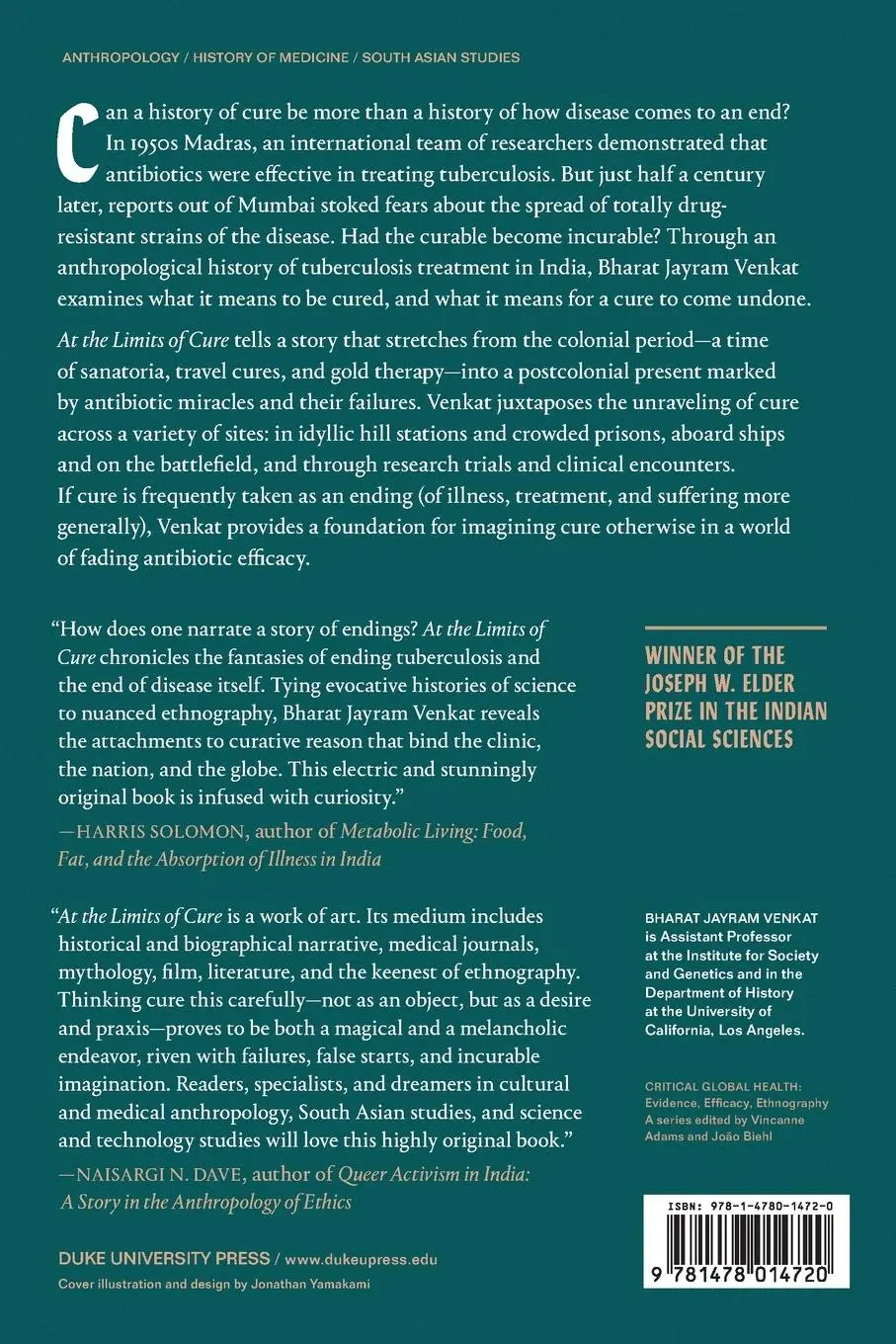 Rückseite: 9781478014720 | At the Limits of Cure | Bharat Jayram Venkat | Taschenbuch | Englisch