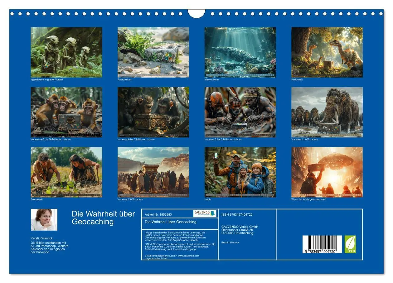 Bild: 9783457404720 | Die Wahrheit über Geocaching (Wandkalender 2026 DIN A3 quer),...