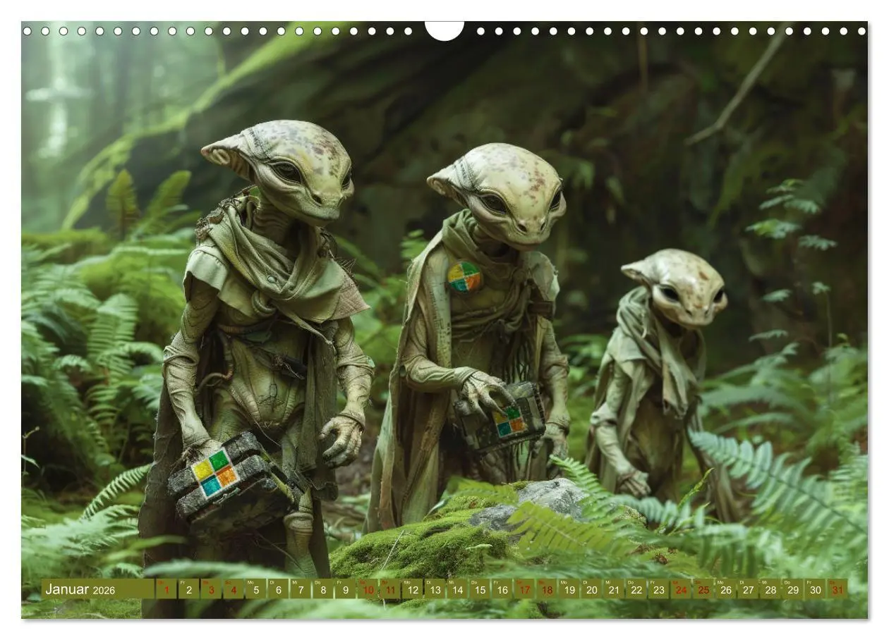 Bild: 9783457404720 | Die Wahrheit über Geocaching (Wandkalender 2026 DIN A3 quer),...
