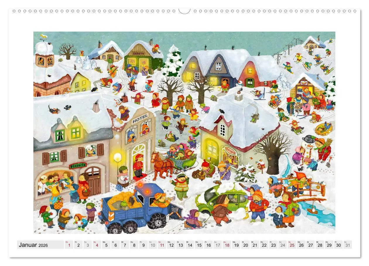 Bild: 9783457884720 | Meine kleine Wimmelwelt (Wandkalender 2026 DIN A2 quer), CALVENDO...