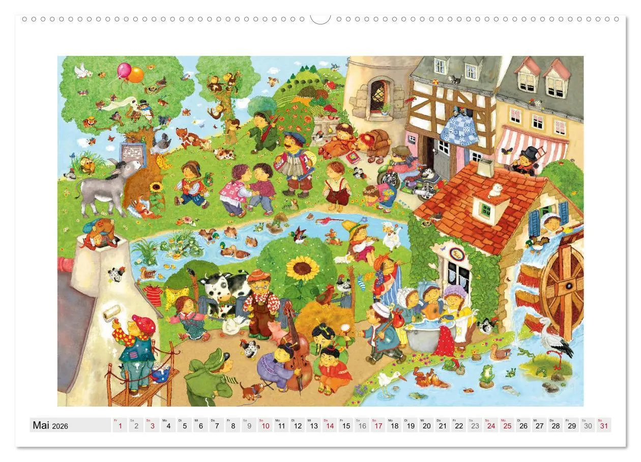 Bild: 9783457884720 | Meine kleine Wimmelwelt (Wandkalender 2026 DIN A2 quer), CALVENDO...