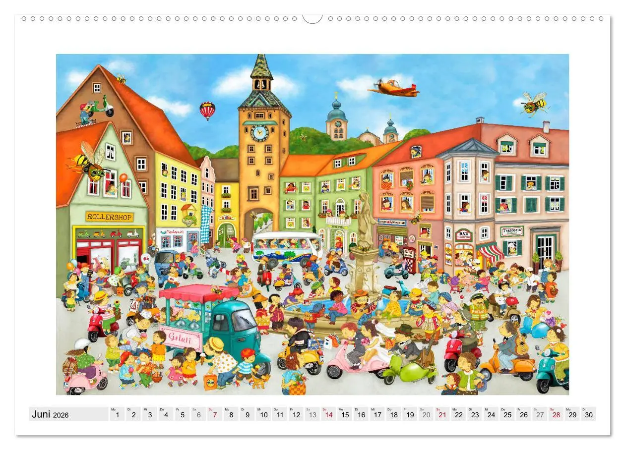 Bild: 9783457884720 | Meine kleine Wimmelwelt (Wandkalender 2026 DIN A2 quer), CALVENDO...