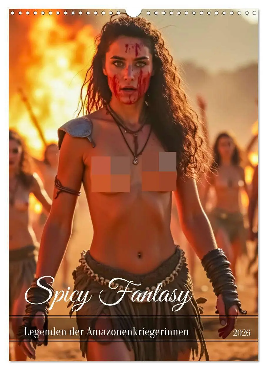 Cover: 9783516284720 | Spicy Fantasy - Legenden der Amazonenkriegerinnen (Wandkalender...