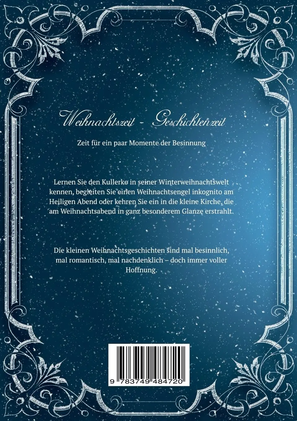 Rückseite: 9783749484720 | Weihnachtsengel inkognito | Weihnachtliche Geschichten rund ums Fest